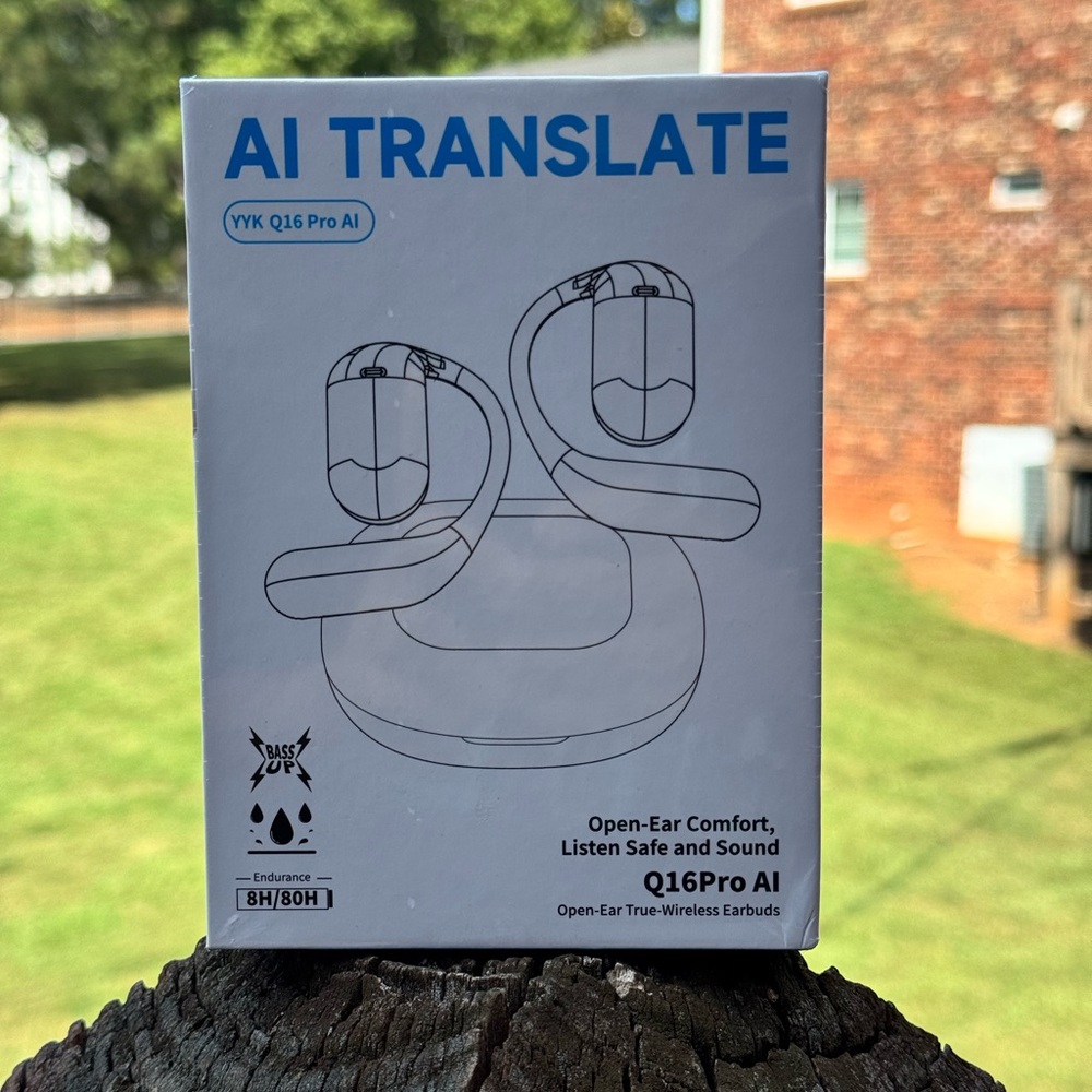 🎧 YYK Q16 Pro AI – Open-Ear Wireless Earbuds with AI Translation